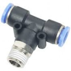MALE BRANCH TEE SUS 318 3/8"(00) X  3/8"(00) X1/4"(M)NPT 